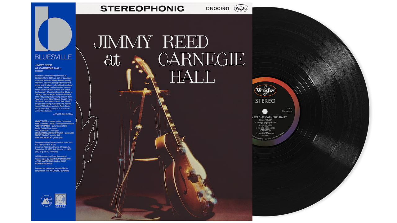 Jimmy Reed at Carnegie Hall Bluesville LP Vinyl Reissue