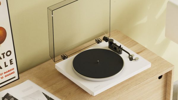 2026 Kanto Obi3G2 Bluetooth Turntable White Lifestyle