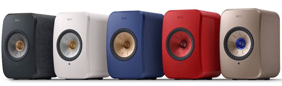 KEF LSX II all finishes