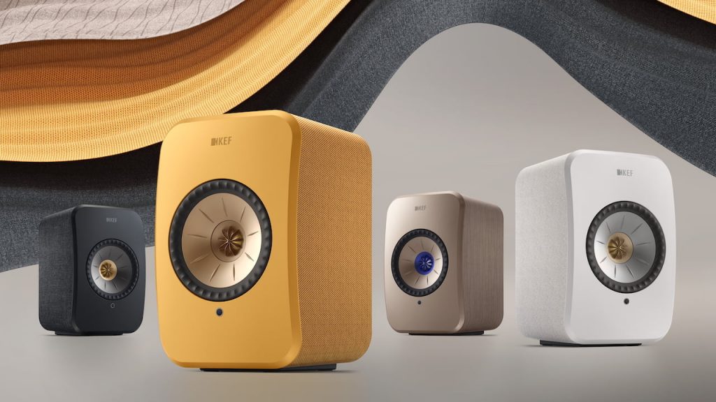 KEF LSX II Wireless Speakers in New Colors for 2025 Amber Haze and Cotton White