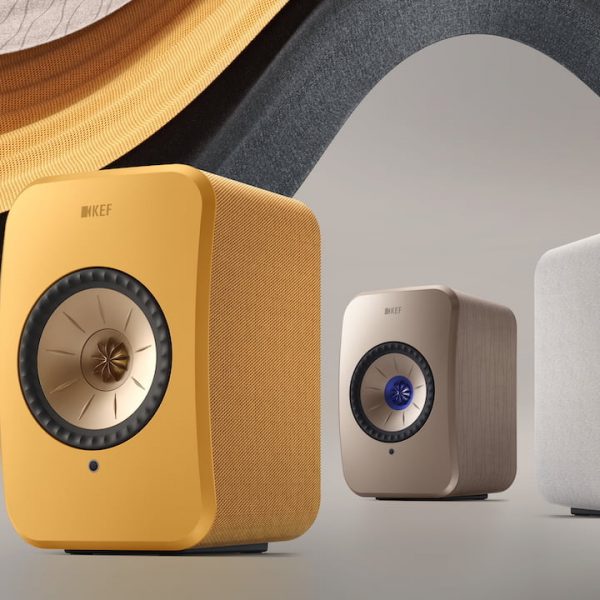 KEF LSX II Wireless Speakers in New Colors for 2025 Amber Haze and Cotton White