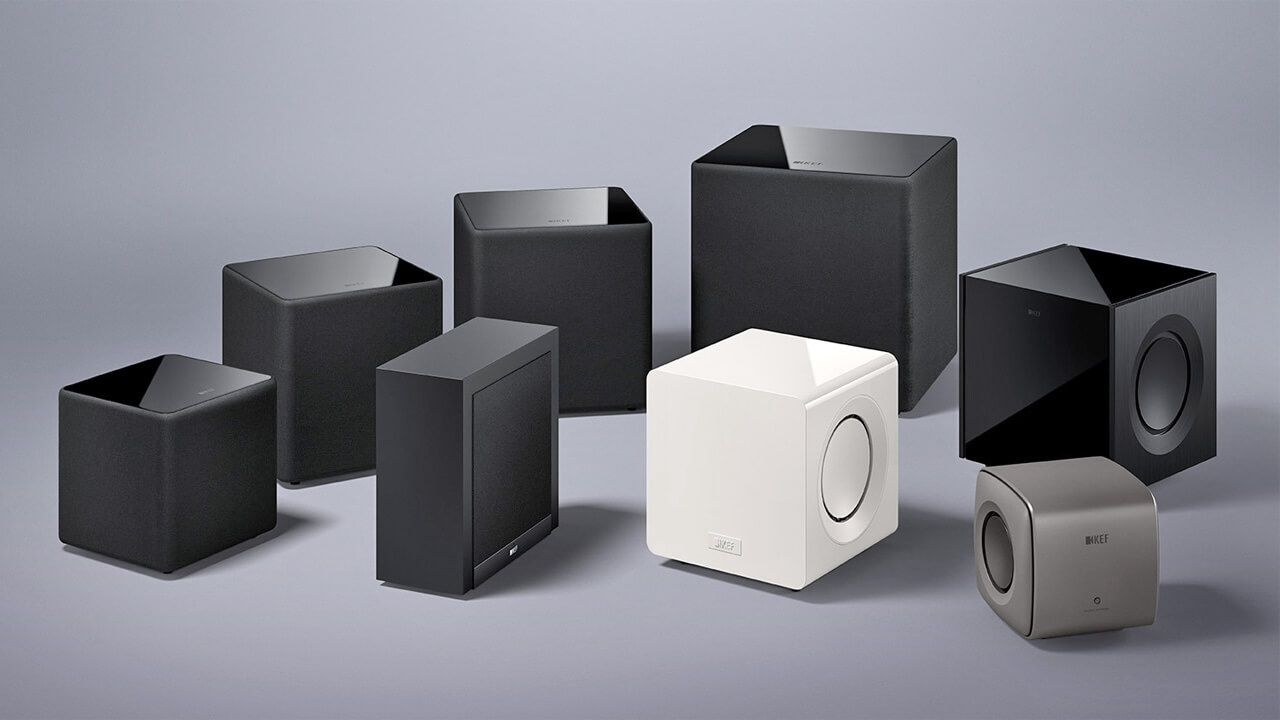 Grupo de subwoofer de kef