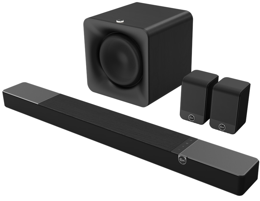 Klipsch Flexus Core 200 Soundbar with SUB 100 Subwoofer and SURR 100 Wireless Rear Speakers