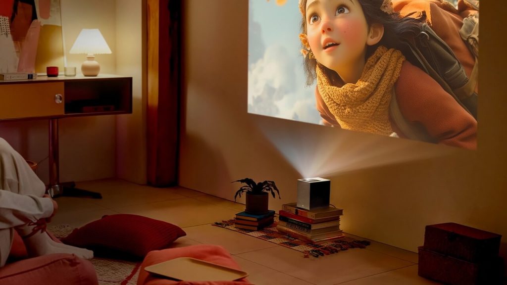 LG CineBeam S UST Projector Lifestyle