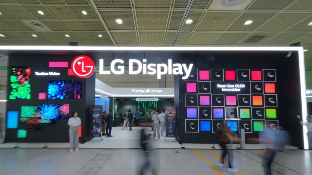 LG Display booth at K-Display 2026