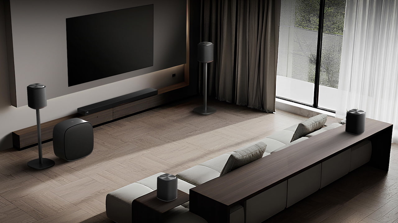 LG Sound Suite Soundbar System Lifestyle