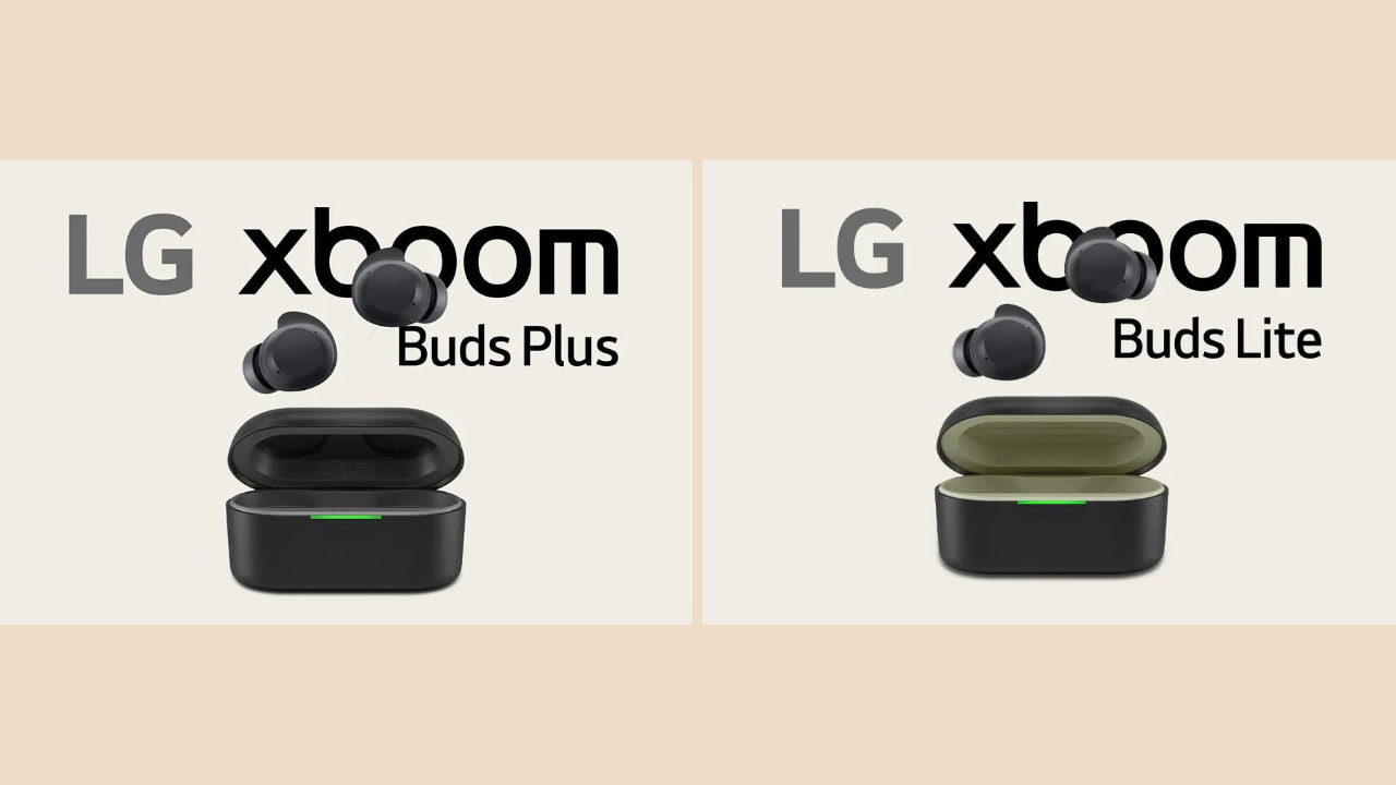 LG xboom Plus and Lite wireless earbuds