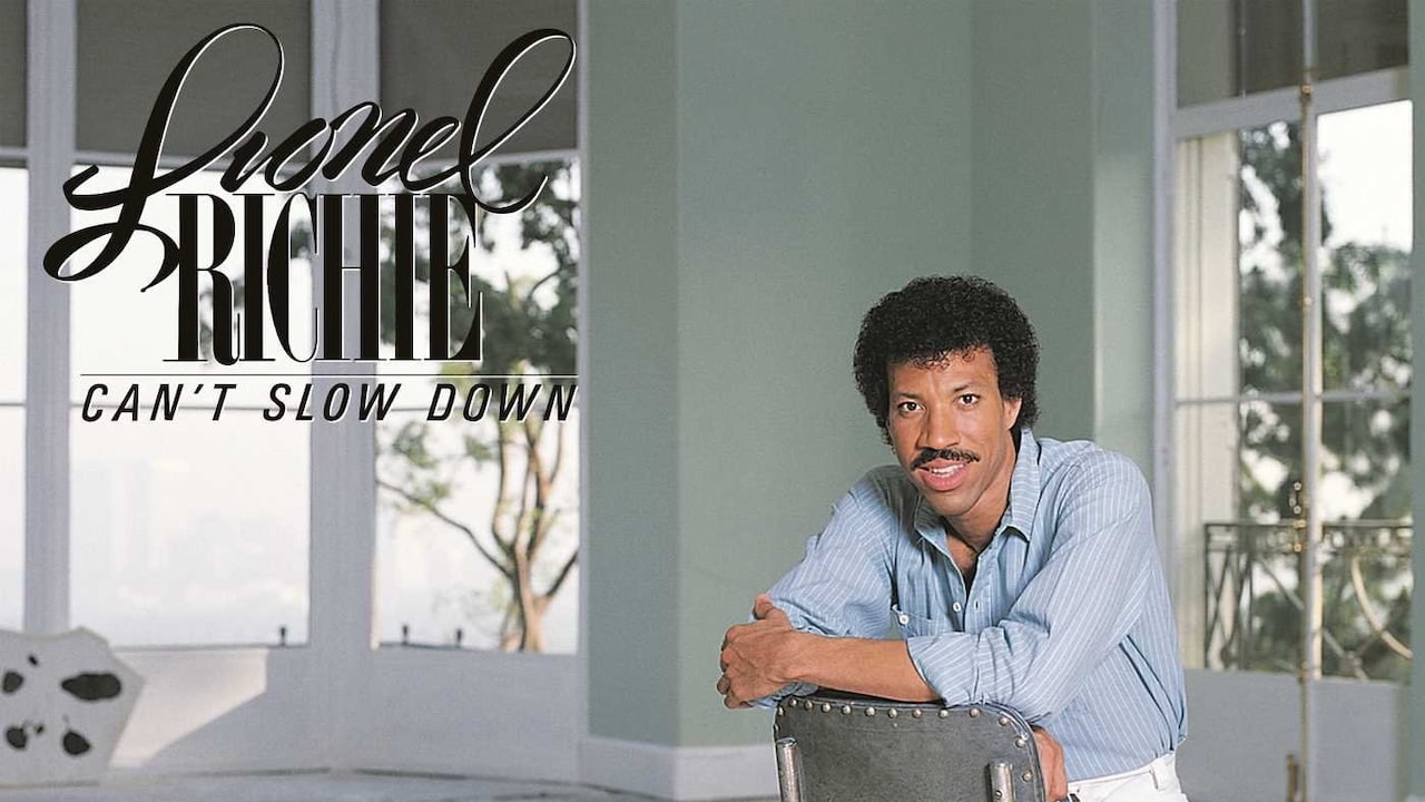 Lionel Richie Can't Slow Down Album Cover Crop