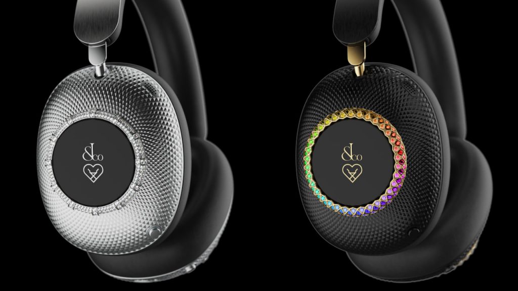 Loewe x Jacob & Co. Wireless Headphones Iced Diamond and Noir Rainbow