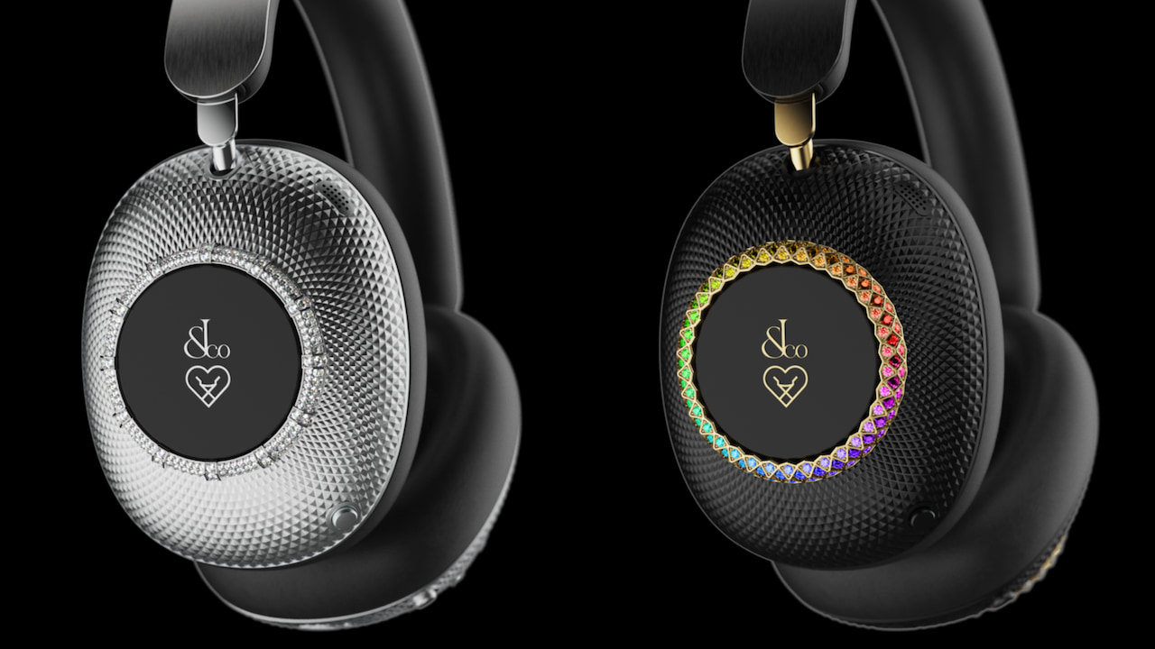 Loewe x Jacob & Co. Wireless Headphones Iced Diamond and Noir Rainbow