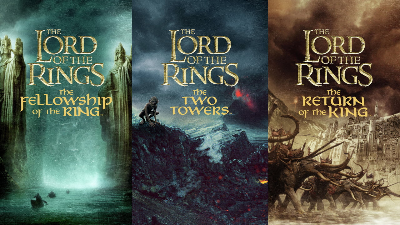 Lord of the Rings Trilogy Cover Art