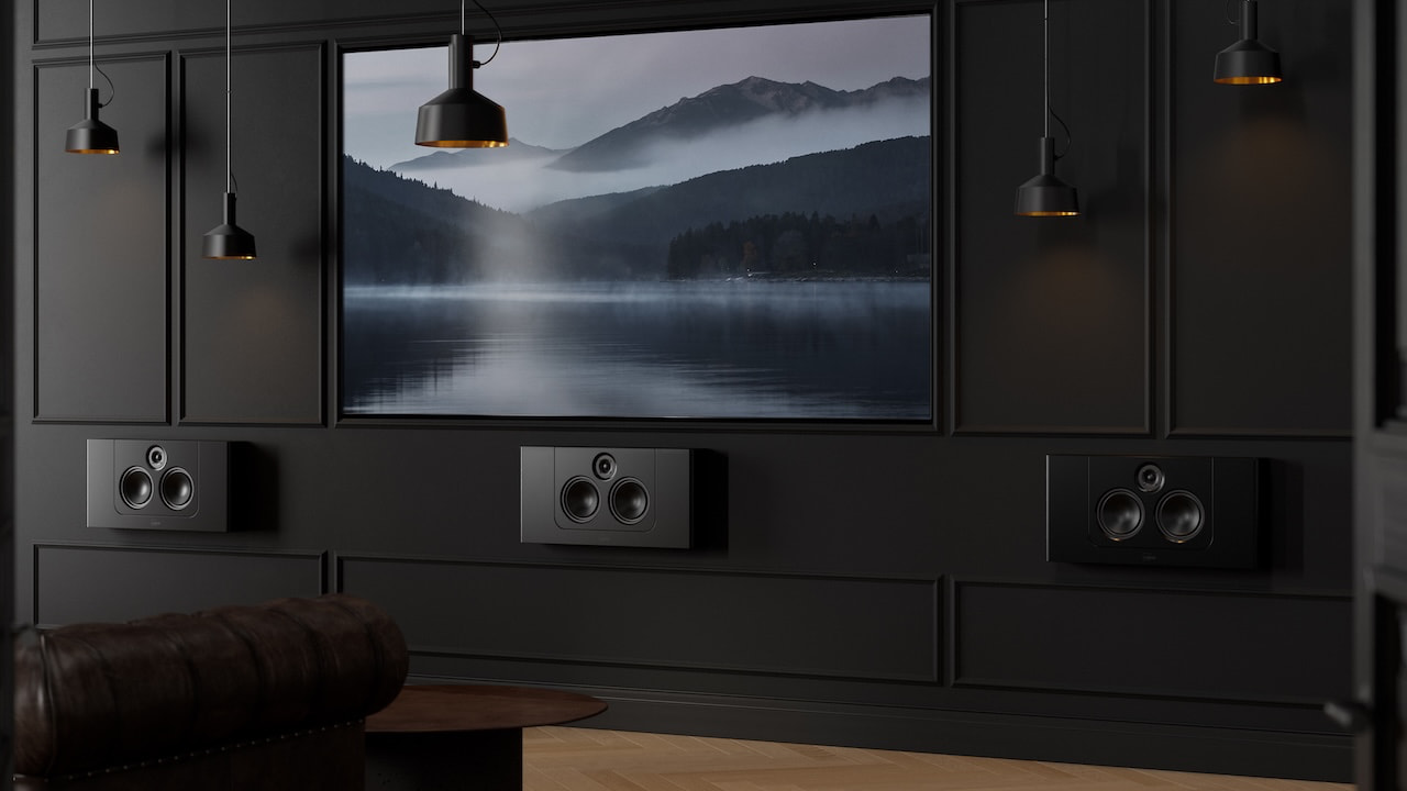 2026 Lyngdorf Audio LCR-2 On-Wall Speakers in black