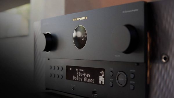 Marantz Cinema 30 AVR Black Closeup Panel Blu-ray Dolby Atmos