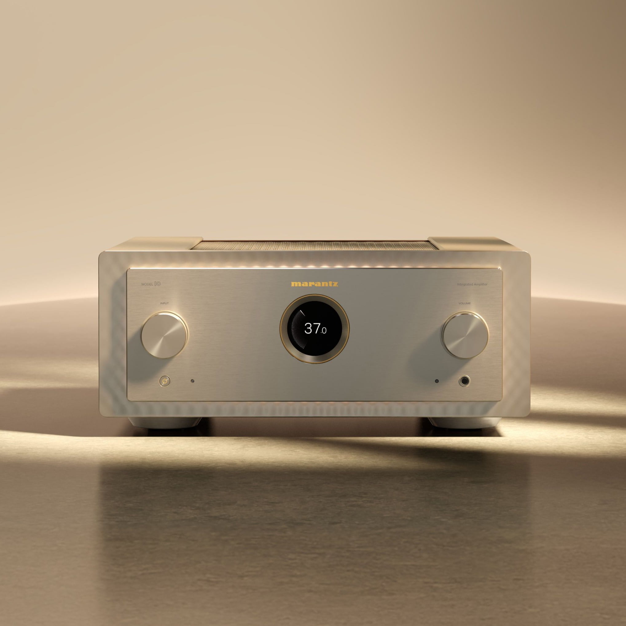 Marantz Model 10 Integrated Amplifier Front View in Silver
