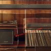 Marshall Heston 60 Soundbar and Sub 200 Subwoofer Lifestyle in Black