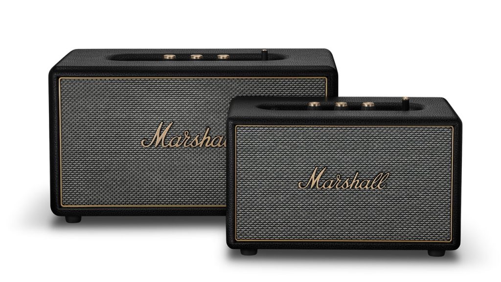 2026 Marshall Stanmore IV and Acton IV Wireless Speakers Front Black
