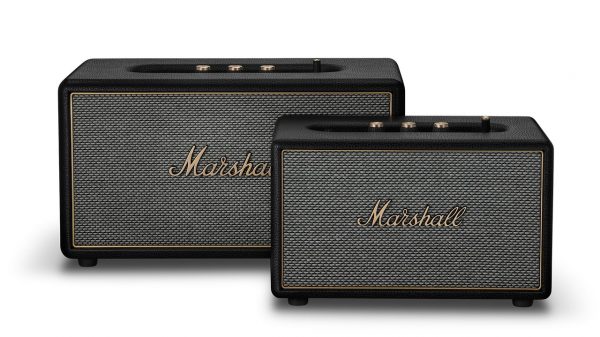 2026 Marshall Stanmore IV and Acton IV Wireless Speakers Front Black