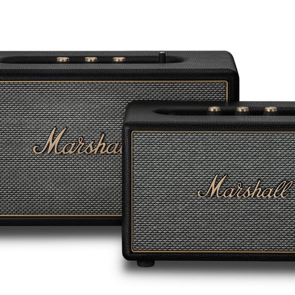 2026 Marshall Stanmore IV and Acton IV Wireless Speakers Front Black