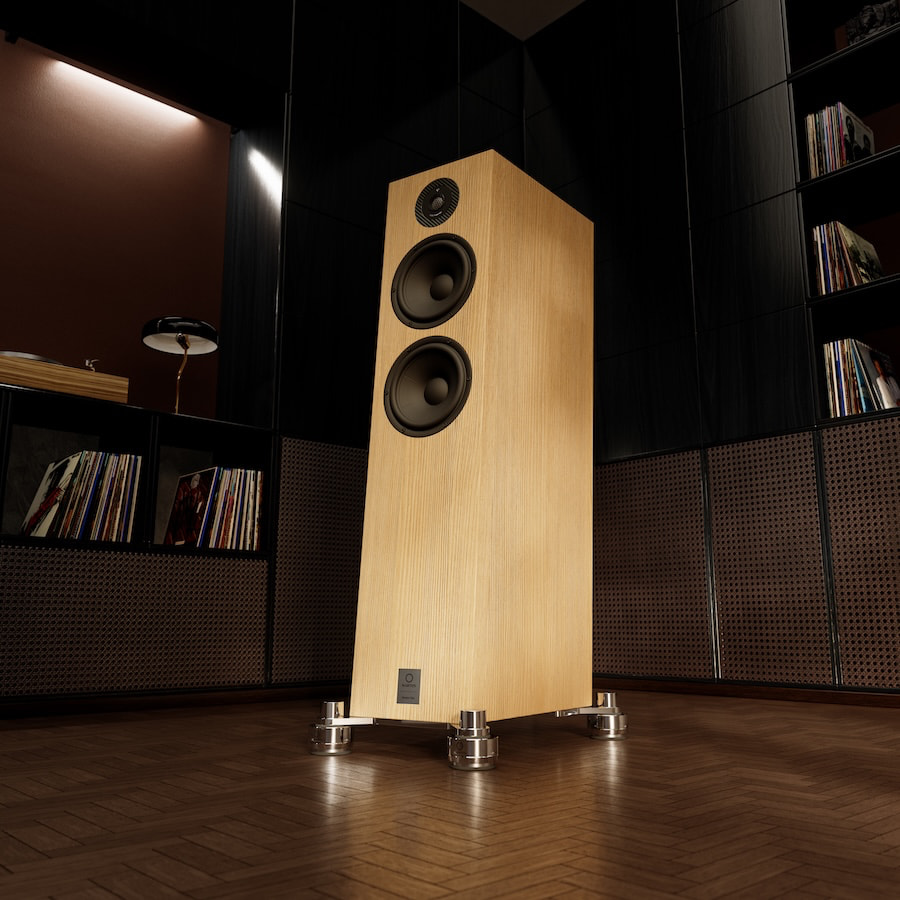 Marten Dexter Trio Loudspeakers in True Grain Oak