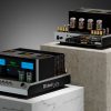 McIntosh MA2375 Tube Integrated Amplifier Front and Back Angle