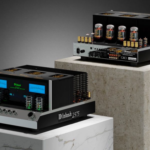 McIntosh MA2375 Tube Integrated Amplifier Front and Back Angle