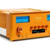 McIntosh x Virgil Abloh Concept MA8950 Integrated Amplifier Front Angle Orange