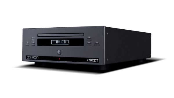 Mission 778CDT CD Transport Black Angle