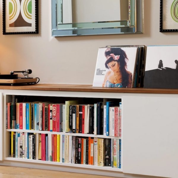 Monitor Audio Radius 3 4G Speakers in Black on Console