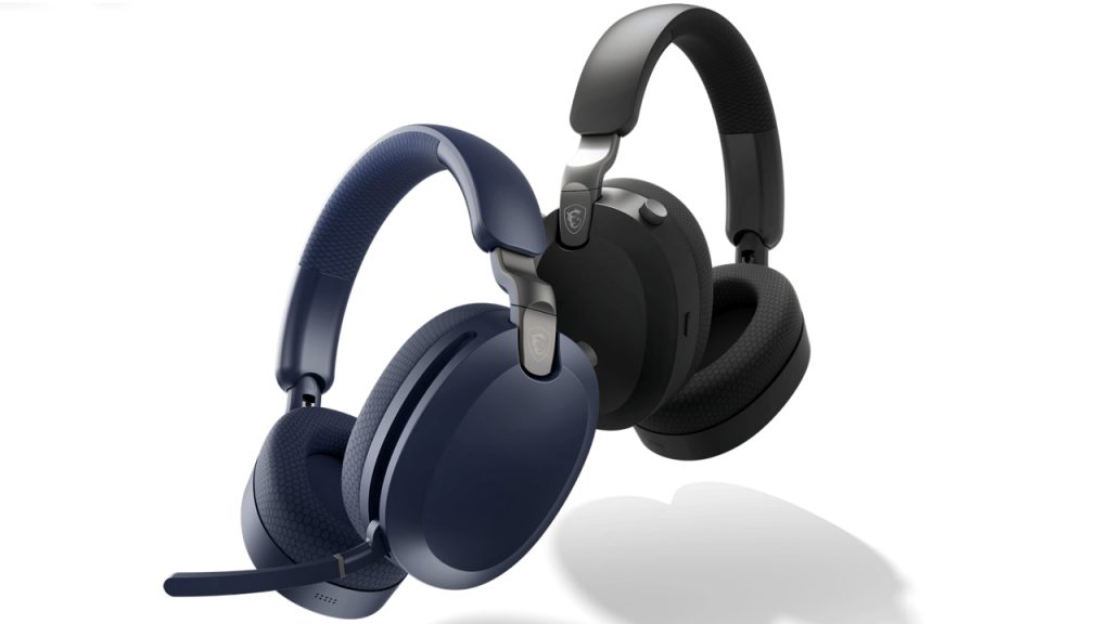 2026 MSI Maestro 500 Wireless Gaming Headset in Blue and Black