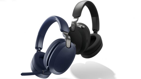 2026 MSI Maestro 500 Wireless Gaming Headset in Blue and Black