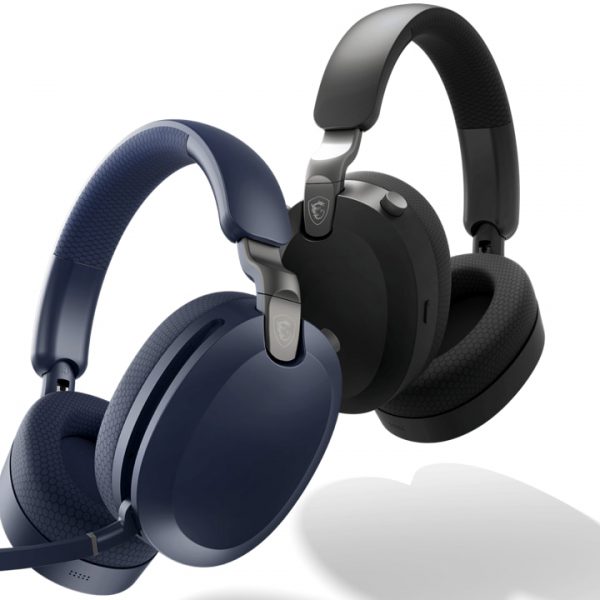 2026 MSI Maestro 500 Wireless Gaming Headset in Blue and Black