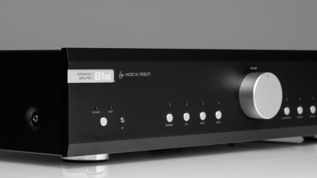 Musical Fidelity B1xi Integrated Amplifier Front Left Angle