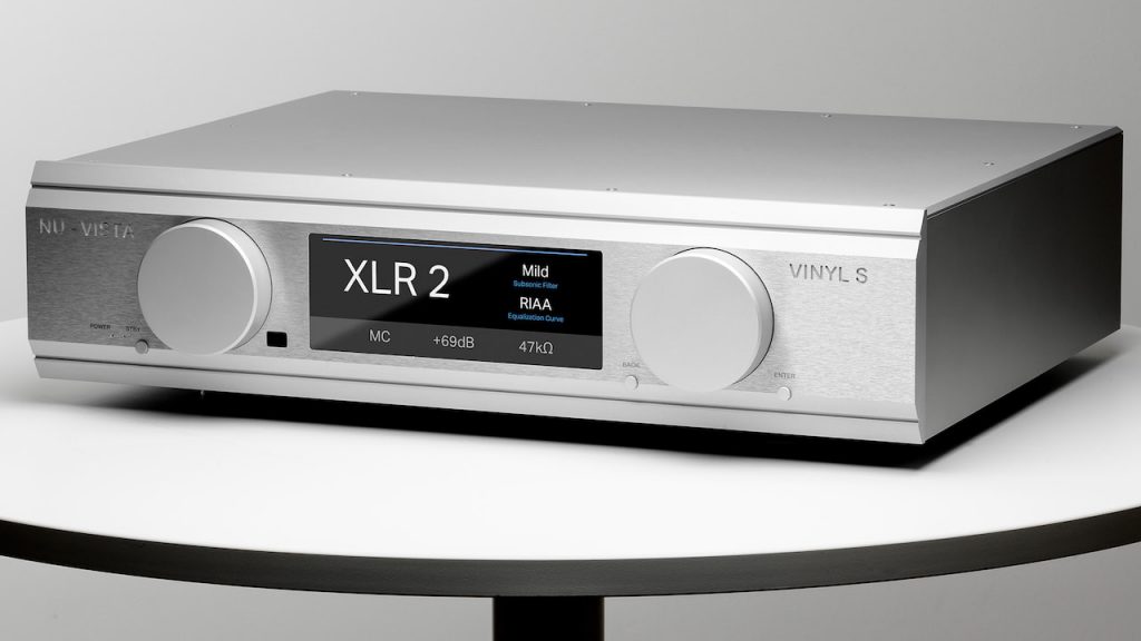 Musical Fidelity Nu-Vista Vinyl S Phono Stage Silver Angle