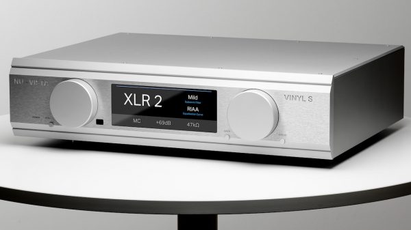 Musical Fidelity Nu-Vista Vinyl S Phono Stage Silver Angle