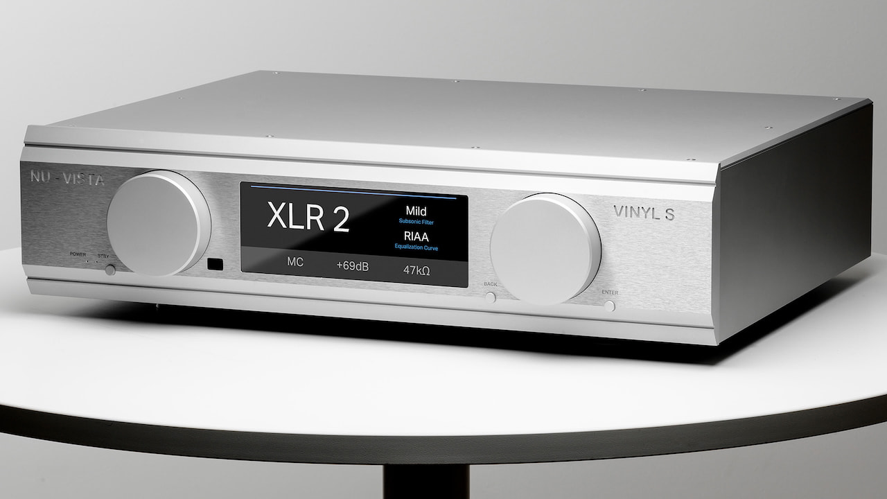 Musical Fidelity Nu-Vista Vinyl S Phono Stage Silver Angle