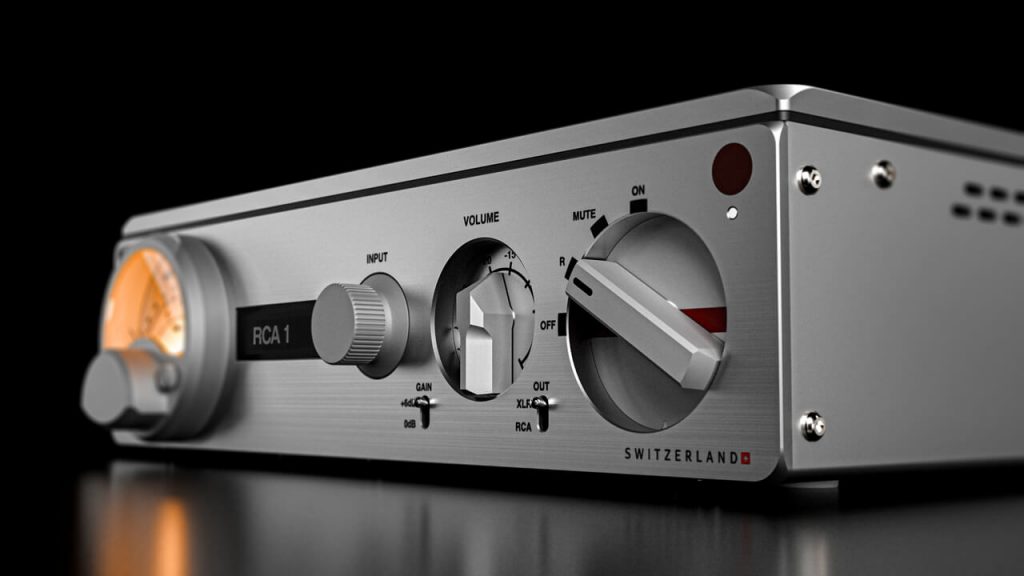 NAGRA Preamp II-S Front Angle