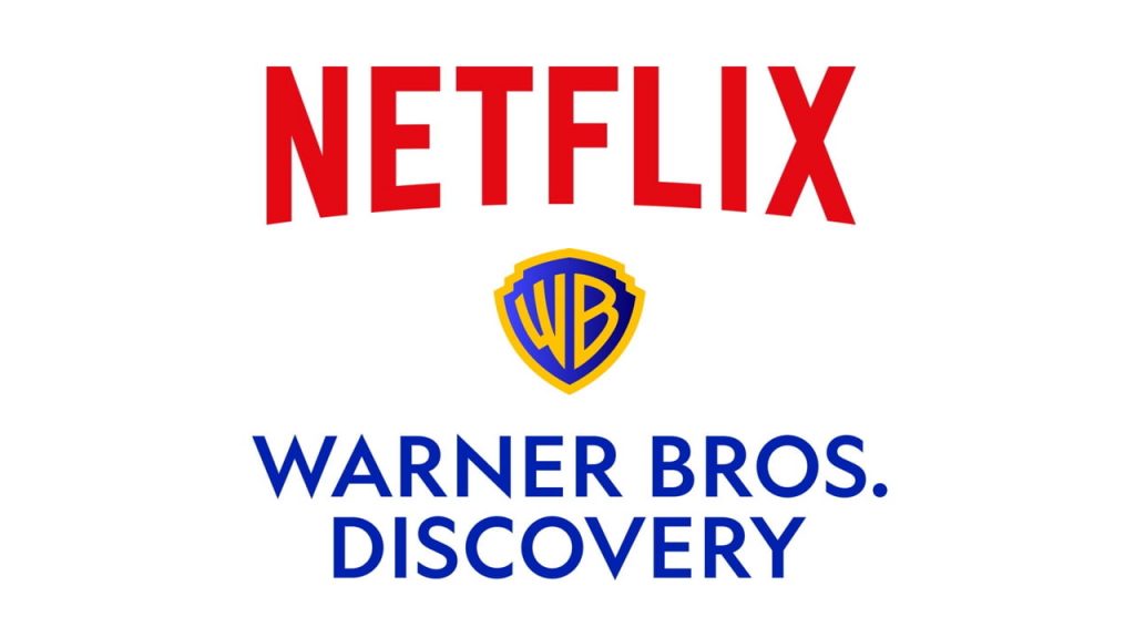 Netflix and Warner Brothers Discovery Logos