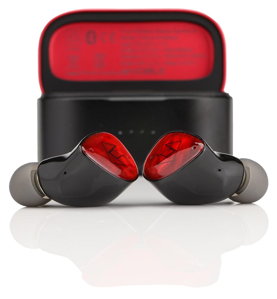 Noble Audio FoKus Amadeus Wireless Earbuds with Charging Case Open