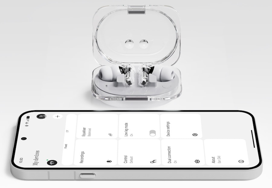 Nothing Ear (3a) Clear with Phone