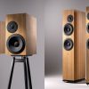 OePhi Lounge Series 2 and 2.5 Loudspeakers in Oak