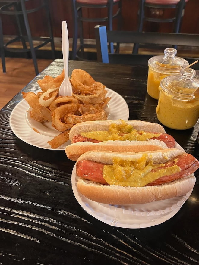 onion-rings-hot-dogs-relish
