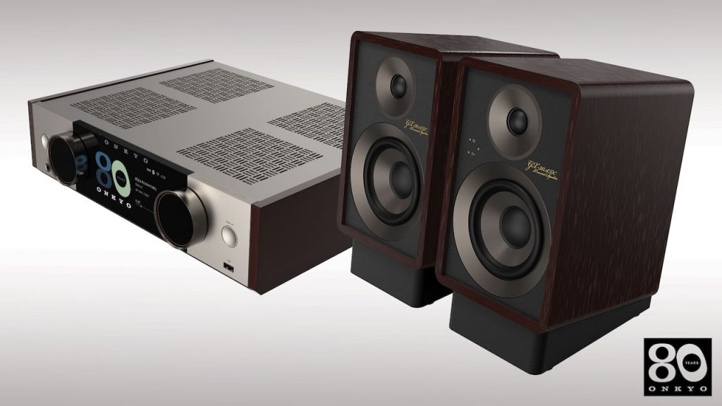 Onkyo 80th Anniversary Edition Y-50 Network Integrated Amplifier and CREATOR GX-30ARC Powered Speakers
