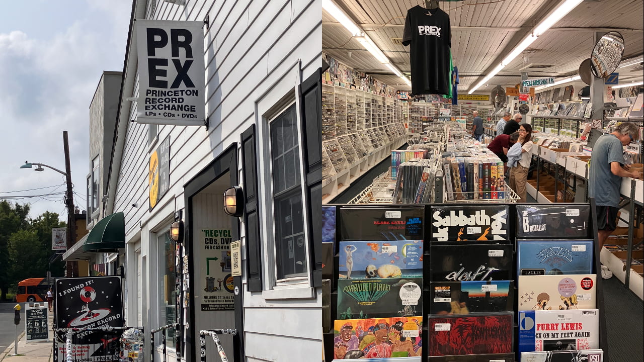 Princeton Record Exchange (PREX) Used Records and CD Shopping Summer 2025