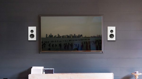 PSB PWM Sat Speakers With TV White