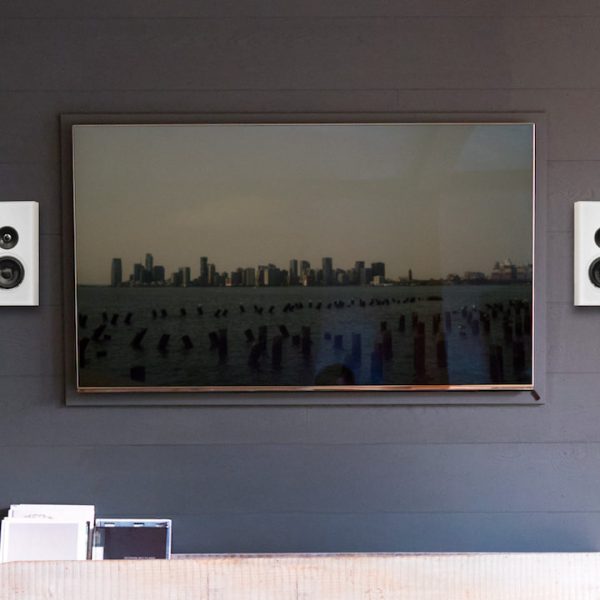 PSB PWM Sat Speakers With TV White