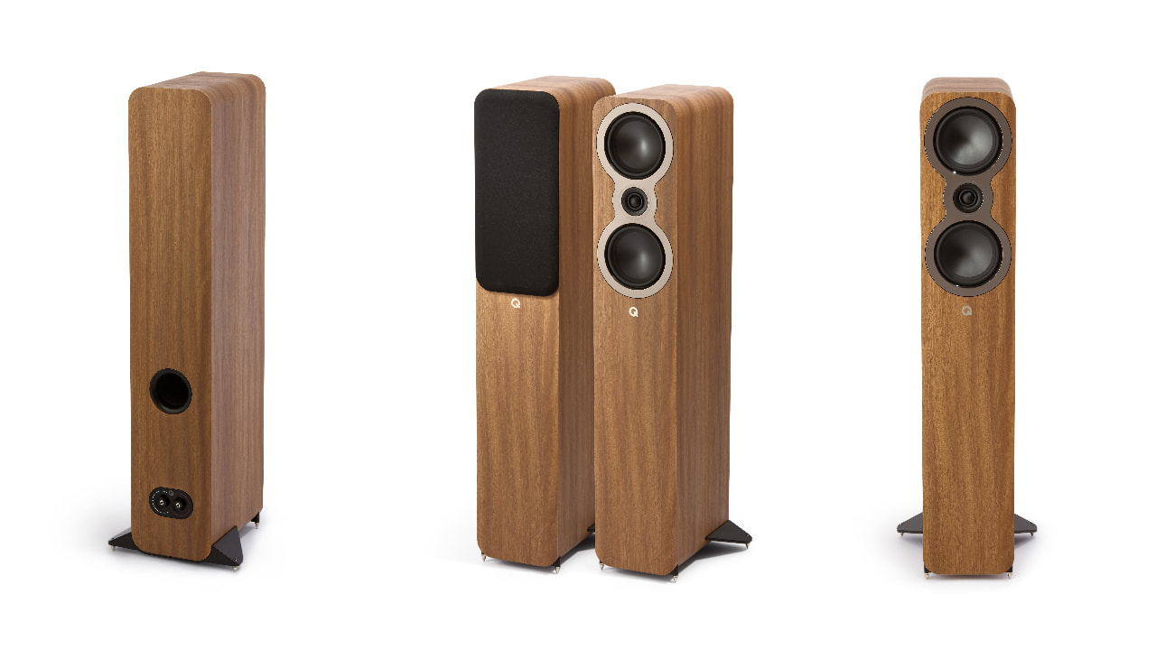 2026 Q Acoustics 3040c Loudspeakers in Pin Oak