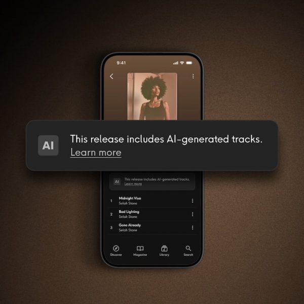 Qobuz AI-generated tracks