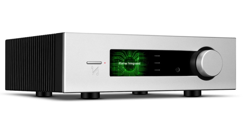 Quad Platina Integrated Amplifier Angle Left Silver