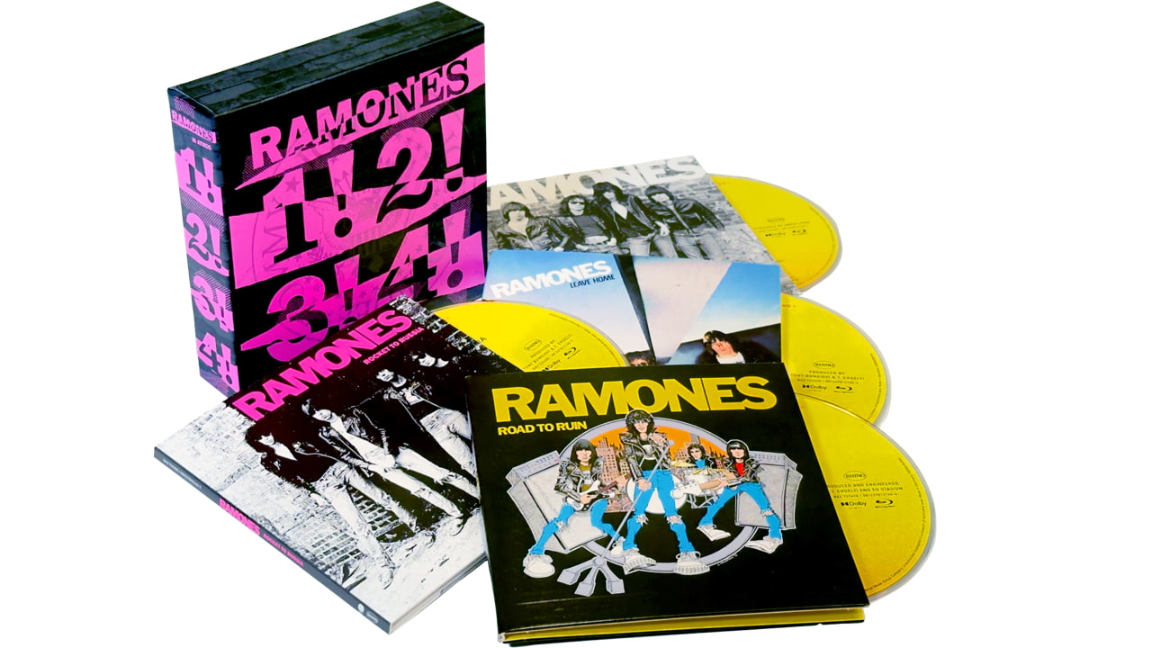 1!2!3!4! The Ramones Atmos Collection 4 Blu-ray Disc Box Set