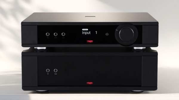 Rega Mercury Preamplifier and Solis Power Amplifier Stack Front